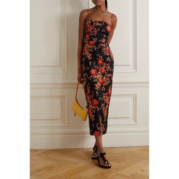 Reformation Frankie Linen Admire Dress 2 NWT